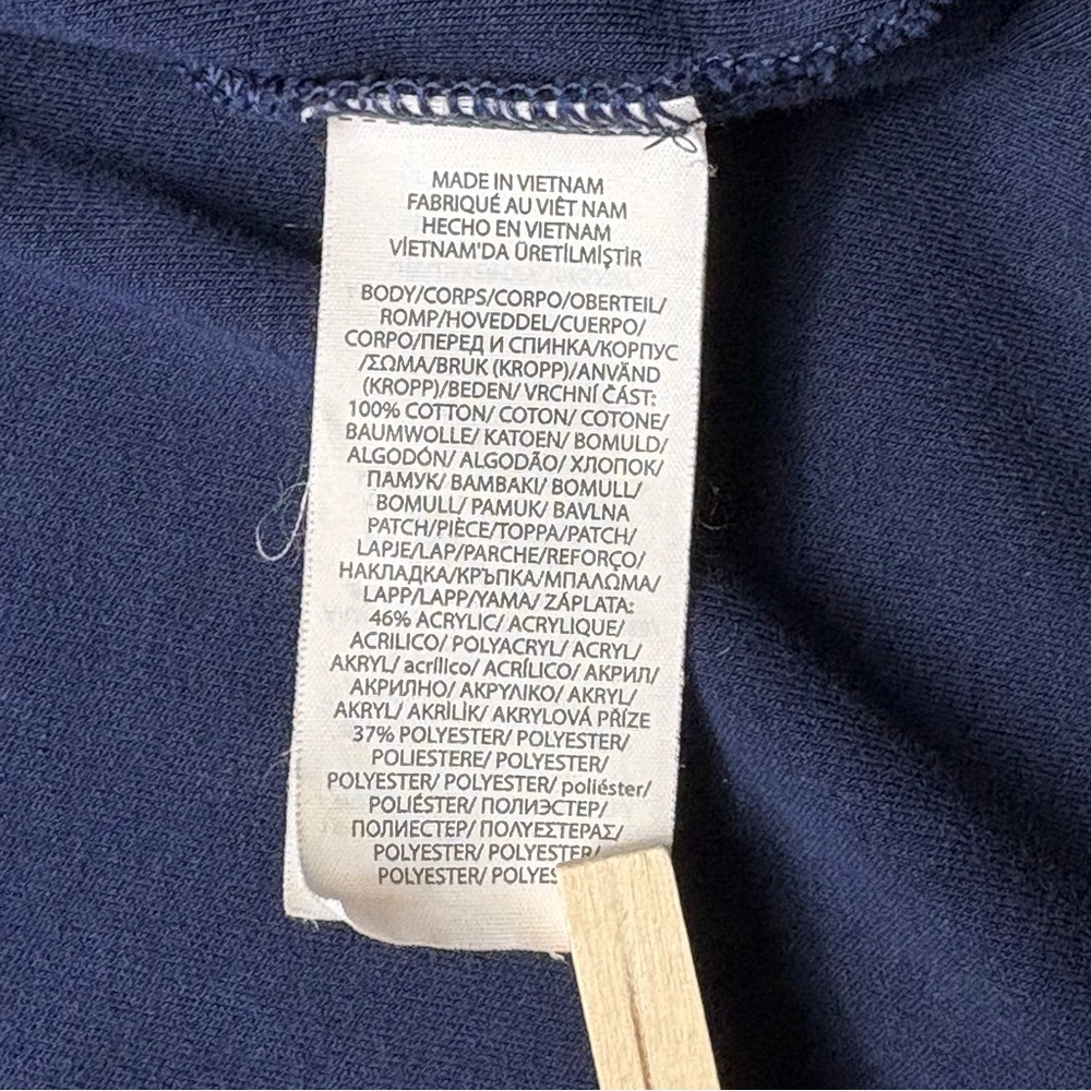 Polo Ralph Lauren P-Wing Patch Letterman Navy Blue Varsity Track Jacket M *READ - Picture 8 of 11